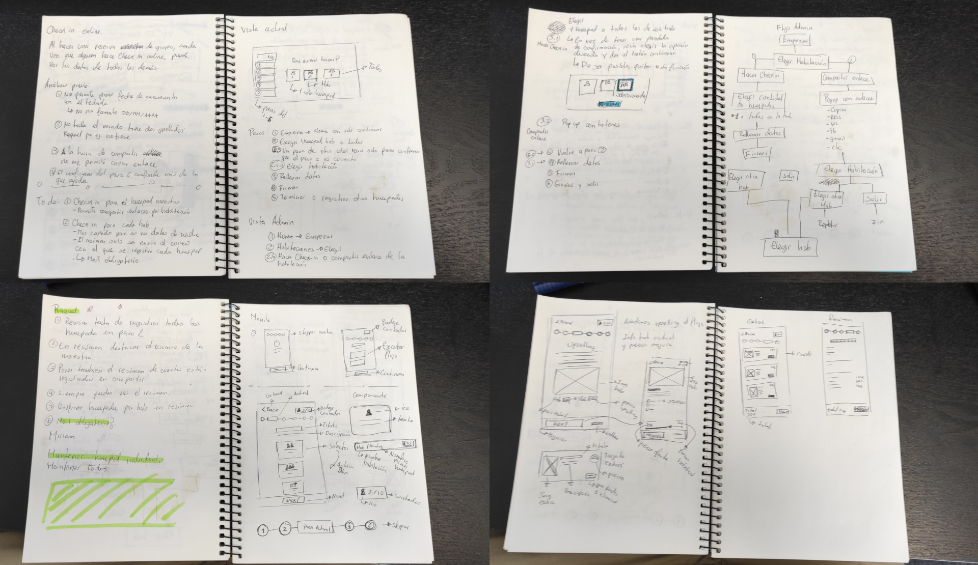 user flow app design