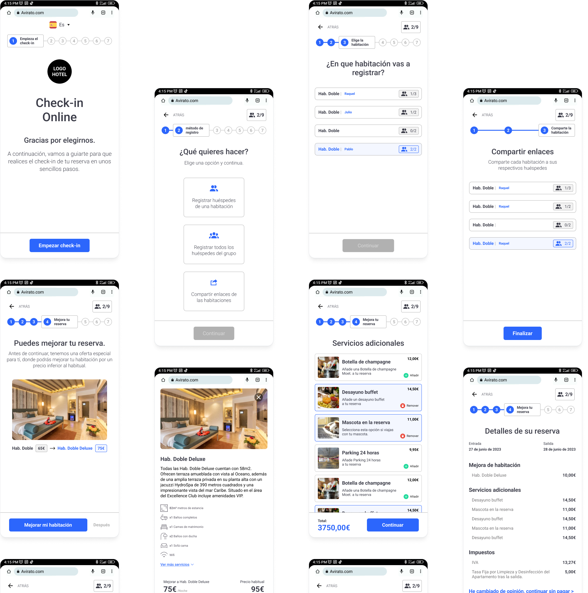 user flow app design
