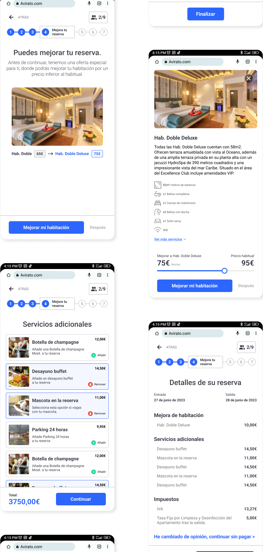 user flow app design