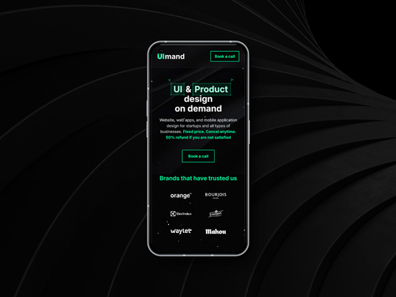 Electrolux web app design cover